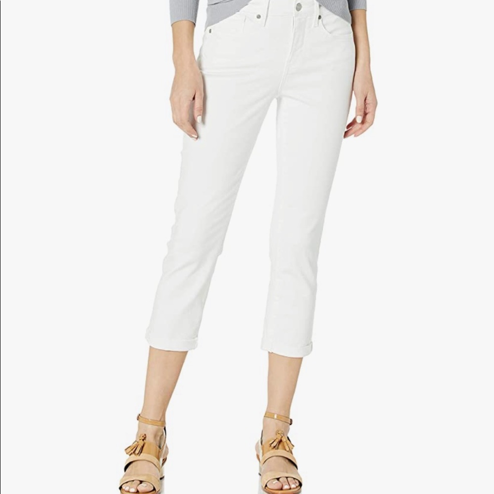 Buffalo VTG High Waist White Flood Jeans 28